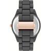 imageNine West Womens Metal Bracelet Watch with Rubberized CoatingGray