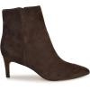 imageNine West Womens Sheeba Ankle BootDark Brown Suede 200