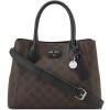 imageNine West womens Adeline SatchelBrown Logo Black