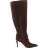 imageNine West womens Richy Wide CalfDark Brown Suede 200