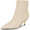 imageNine West Womens Hamesa Ankle BootCream Leather 150