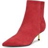 imageNine West Womens Hamesa Ankle BootRed Suede 610