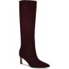 imageNine West Womens Lorthey Knee High BootBurgundy Suede 600