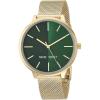 imageNine West Womens Mesh Bracelet WatchGreenGold