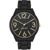 imageNine West Womens Metal Bracelet Watch with Rubberized CoatingBlack