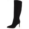 imageNine West Womens Richy Knee High BootBlack Suede 009