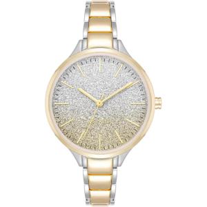 imageNine West Womens Bracelet WatchTwo ToneGlitter
