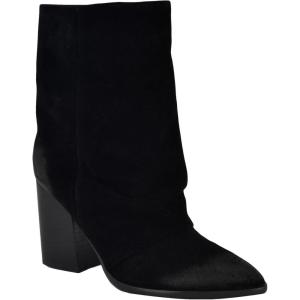 imageNine West Womens Chaye Mid Calf BootBlack Suede 002