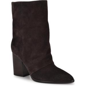 imageNine West Womens Chaye Mid Calf BootDark Brown Suede 200