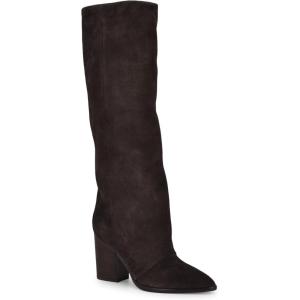imageNine West Womens Chicke Knee High BootDark Brown Suede 200