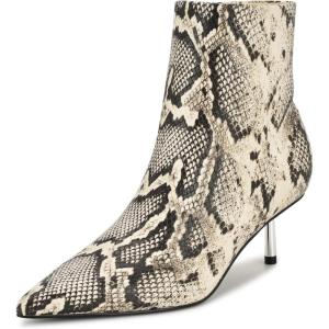 imageNine West Womens Hamesa Ankle BootLight Natural Snake Multi 110