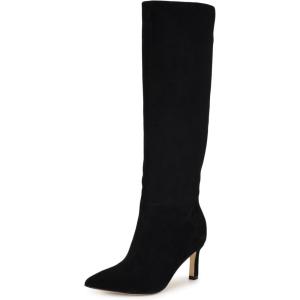 imageNine West Womens Lorthey Knee High BootBlack Suede 001