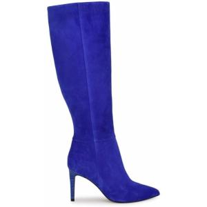 imageNine West Womens Richy Knee High BootBlue Suede 422