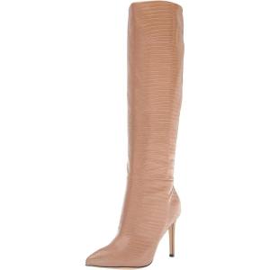 imageNine West Womens Richy Knee High BootLight Tan Lizard