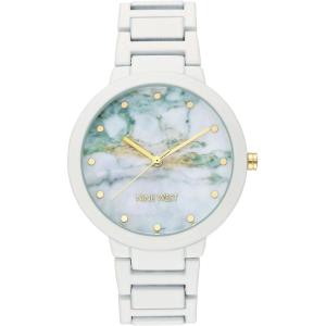 imageNine West Womens Rubberized Bracelet WatchWhite