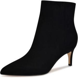 imageNine West Womens Sheeba Ankle BootBlack Suede 002
