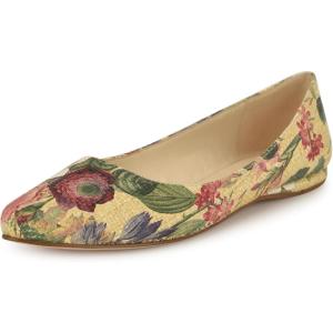 imageNine West Womens Speakup FabricWhiteNatural Vintage Floral Multi 114