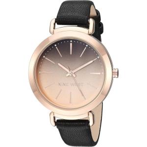 imageNine West Womens Strap Watch NW2288BlackRose Gold