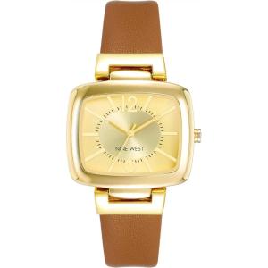 imageNine West Womens Strap WatchHoney BrownGold