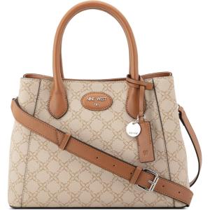 imageNine West womens Adeline SatchelLt KhakiBrandy