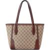 imageNine West Innes Small ToteMocha Logo Mahogany