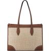 imageNine West Kyelle Jet Set ToteNatural Dark Camel