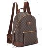imageNine West Milenia Medium BackpackBrown LogoMahogany