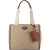 imageNine West Pyper Laptop ToteMocha LogoMahogany