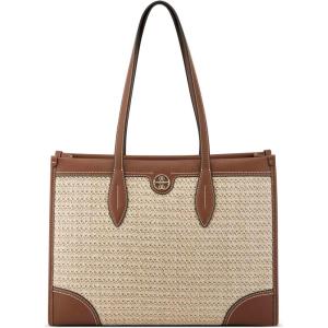 imageNine West Kyelle Jet Set ToteNatural Dark Camel