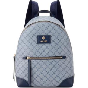 imageNine West Milenia Medium BackpackChambray LogoNavy