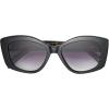 imageNine West Womens Anas Butterfly Sunglasses Black 55 mm