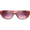 imageNine West Womens Kalina Oval Sunglasses Pink 54 mm