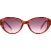 imageNine West Womens Kalina Oval Sunglasses Pink 54 mm