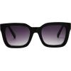 imageNine West Womens Liora Sunglasses Rectangle Black 51mmBlack