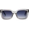 imageNine West Womens Liora Sunglasses Rectangle Black 51mmGrey