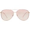 imageNine West Womens Nala Aviator Sunglasses Pink 60 mm