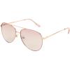 imageNine West Womens Nala Aviator Sunglasses Pink 60 mm