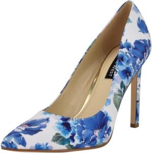 imageNine West Womens TatianaWhiteBlue Blooms Floral Multi 140
