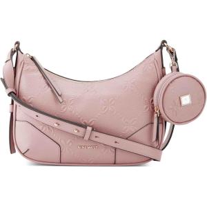 image:imageNine West Womens Brooklyn Crossbody Top Zip With PouchRosequartz