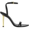 image:imageNine West womens Heeled SandalsBlack Croco 006