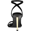 image:imageNine West womens Heeled SandalsBlack Velvet 005