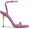 image:imageNine West womens Heeled SandalsMagenta Lizard 651