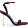image:imageNine West womens Heeled SandalsPurple Velvet 500