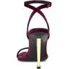 image:imageNine West womens Heeled SandalsPurple Velvet 500