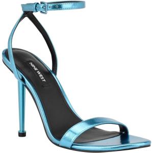image:imageNine West womens Heeled SandalsBlue Metallic 423