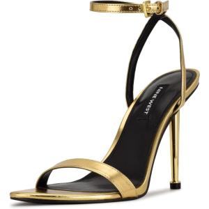 image:imageNine West womens Heeled SandalsGold Metallic 710
