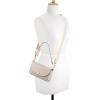 image:imageNine West Rigina Flap Shoulder CrossbodyMushroom Logo Milk
