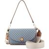 image:imageNine West Rigina Flap Shoulder CrossbodyChambray Logo Brandy