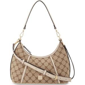 image:imageNine West Quincie Convertible ShoulderMocha Logo Beige