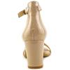image:imageNINE WEST womens WnpruceNatural Sleek Patent Pu